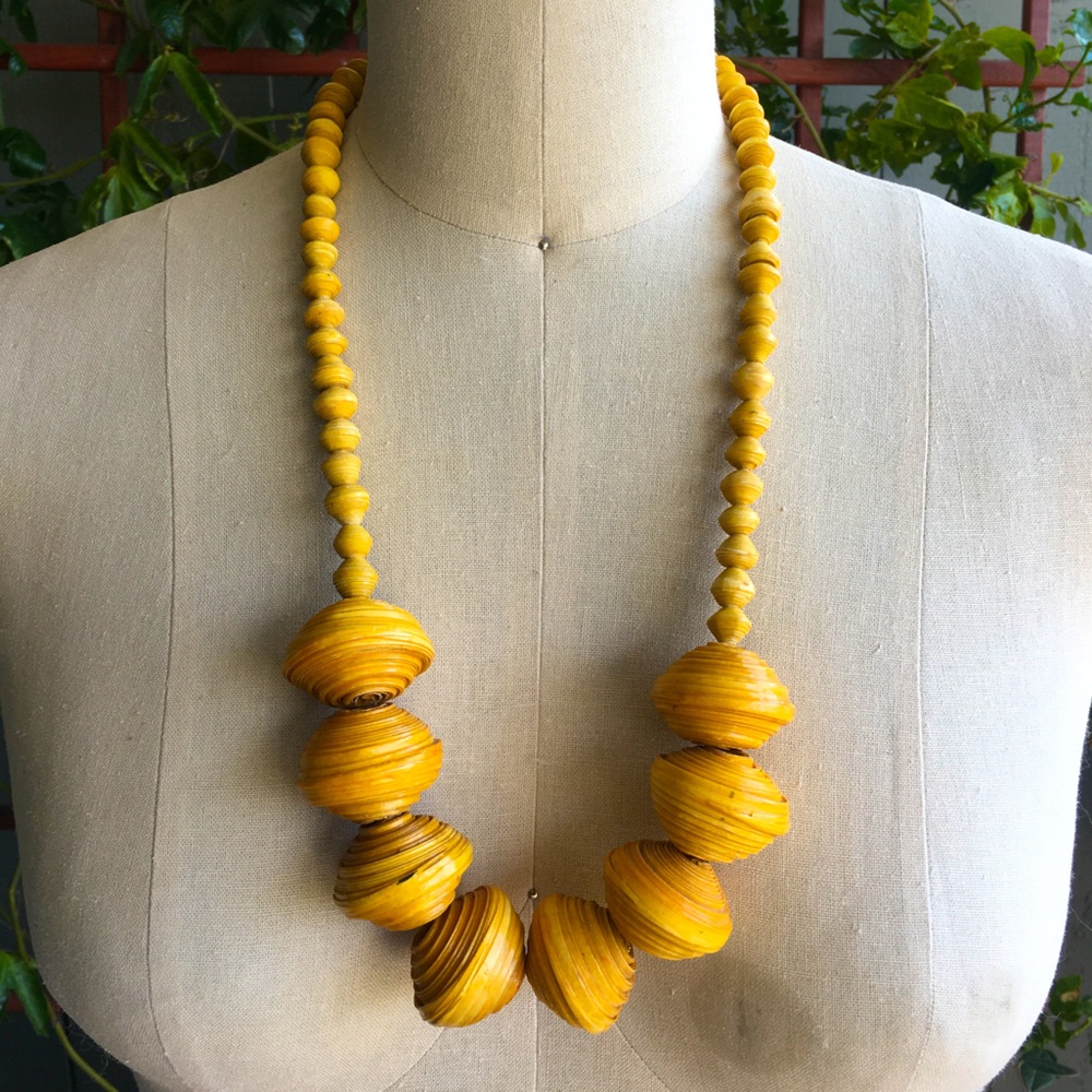 African Paper Necklace